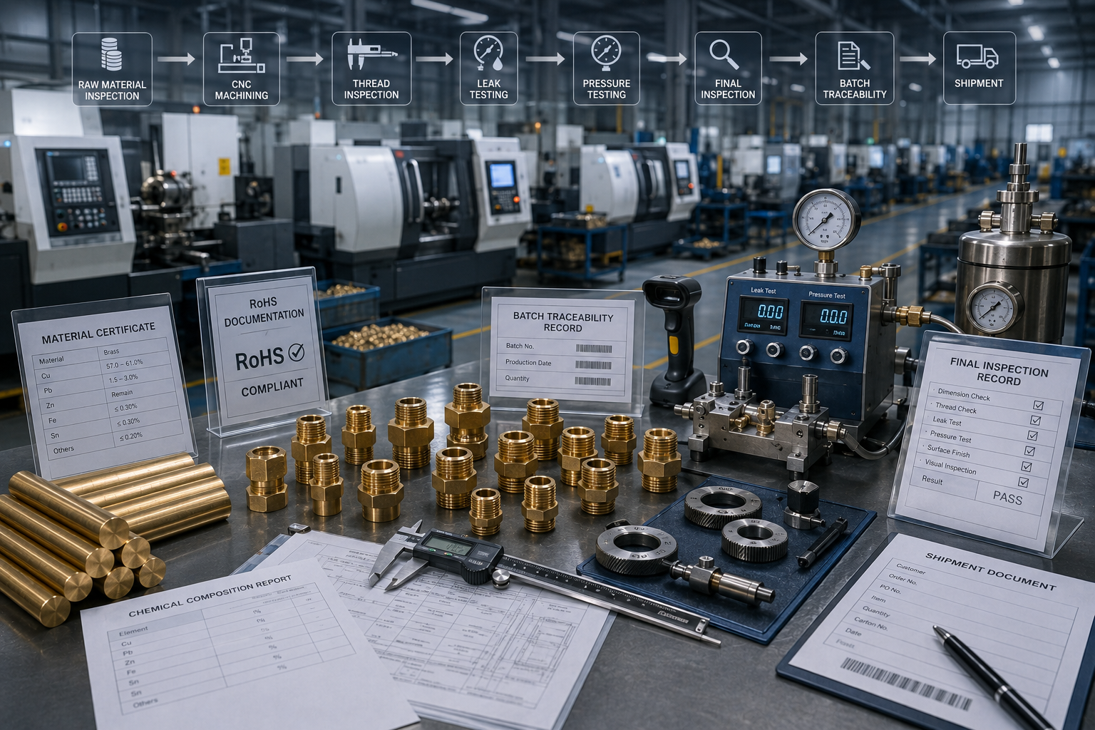 RoHS lead exemption updates brass fittings inventory risk control